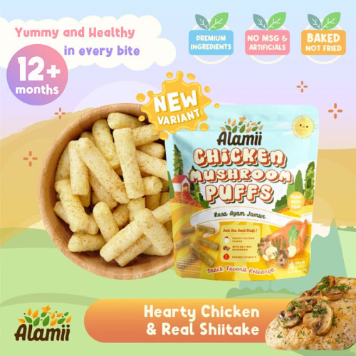 Alamii Chicken Mushroom | Kids Snack | Healthy Snack | Halal Snack | 1 years+